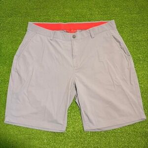 Redvanly Shorts XL Light Gray Pull On Stretch Golf Preppy 9" Comfort Classic
